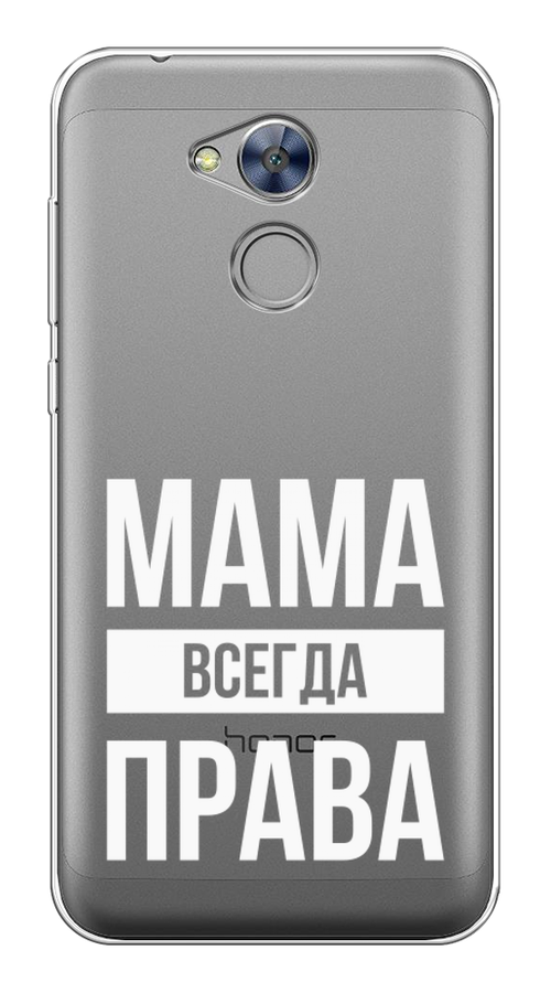 

Чехол Awog на Honor 6A "Мама права", Разноцветный, 63650-6