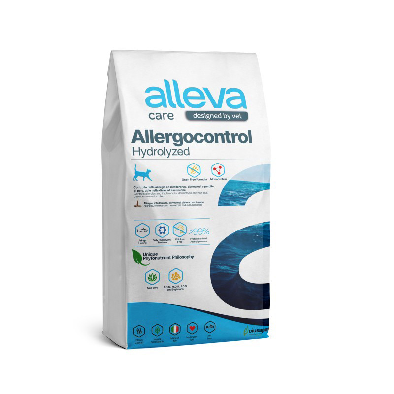 Сухой корм для кошек Alleva Care Cat Allergocontrol, диетический, с рыбой, 5 кг