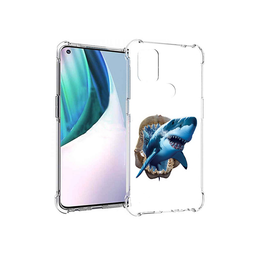 

Чехол MyPads Tocco для OnePlus Nord N10 5G челюсти (PT227047.129.675), Прозрачный, Tocco