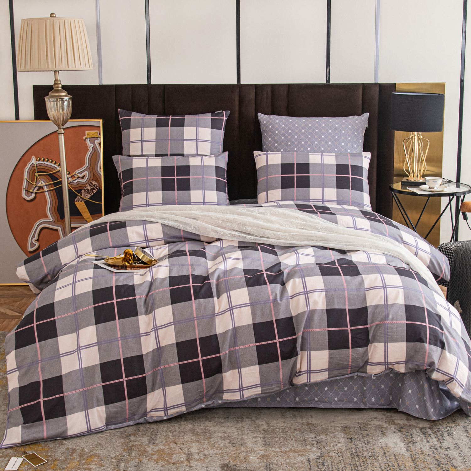 

Комплект постельного белья Ситрейд Сатин 100% хлопок 1.5 спальный наволочки 50х70, C100