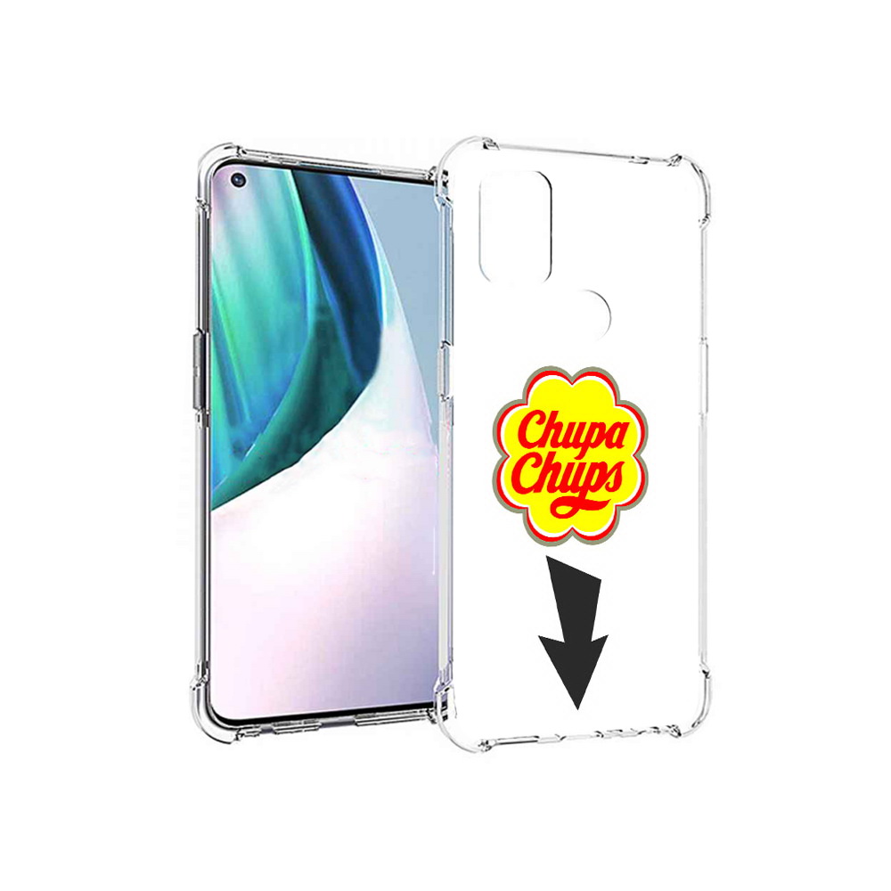 

Чехол MyPads Tocco для OnePlus Nord N10 5G чупа чупс (PT227047.129.694), Прозрачный, Tocco