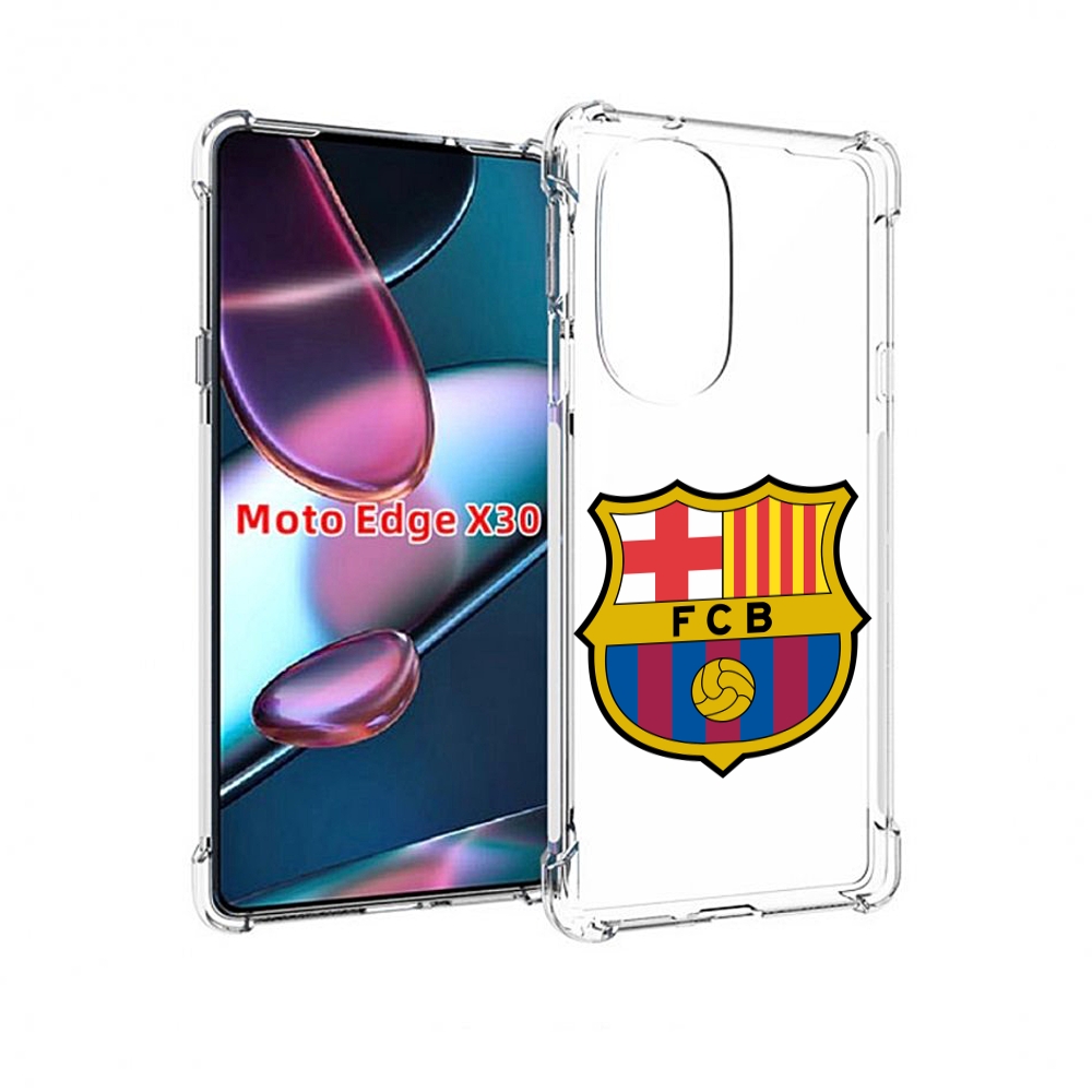 

Чехол MyPads ФК FCB Барселона для Motorola Moto Edge X30, Прозрачный, Tocco