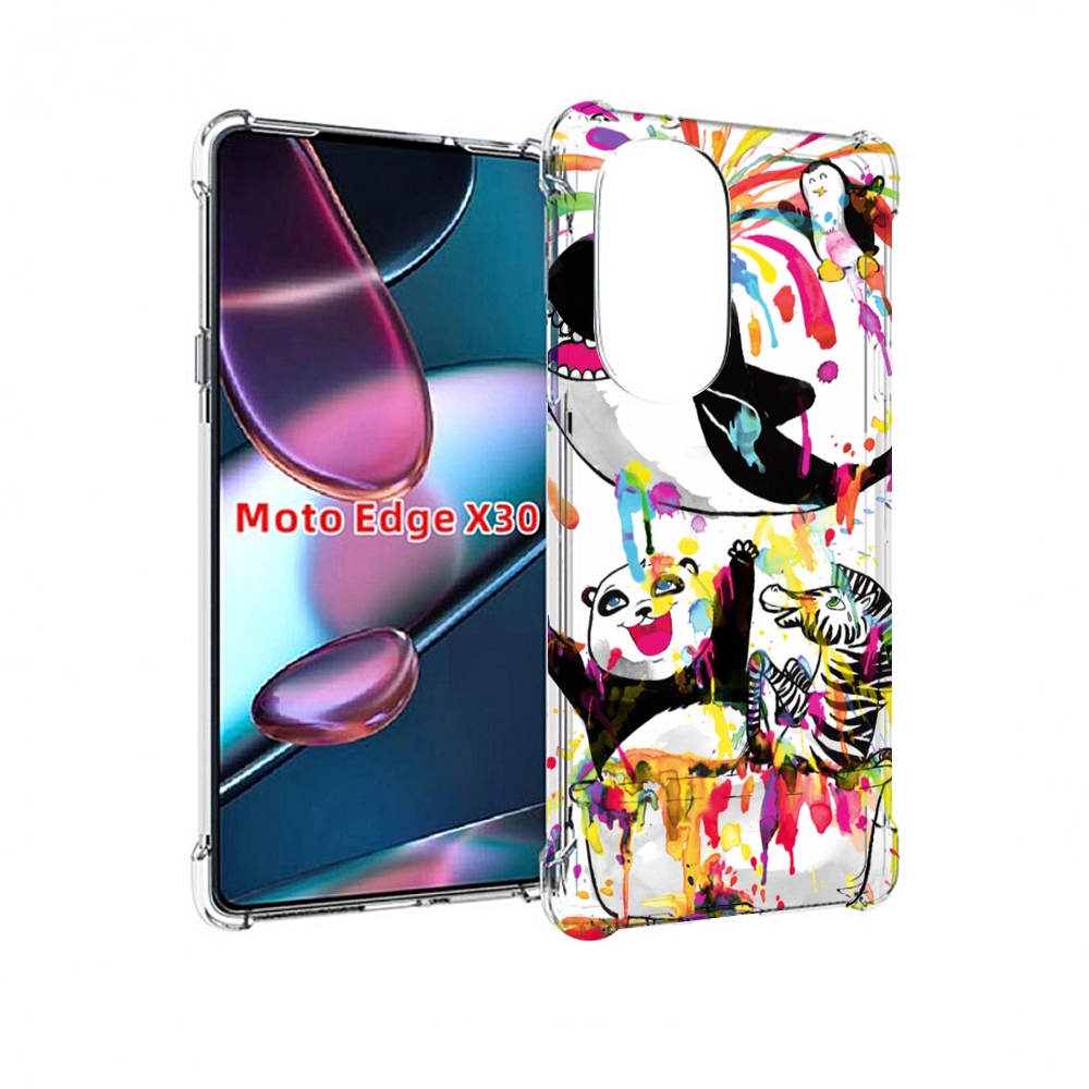 

Чехол MyPads Хиппи кит для Motorola Moto Edge X30, Прозрачный, Tocco