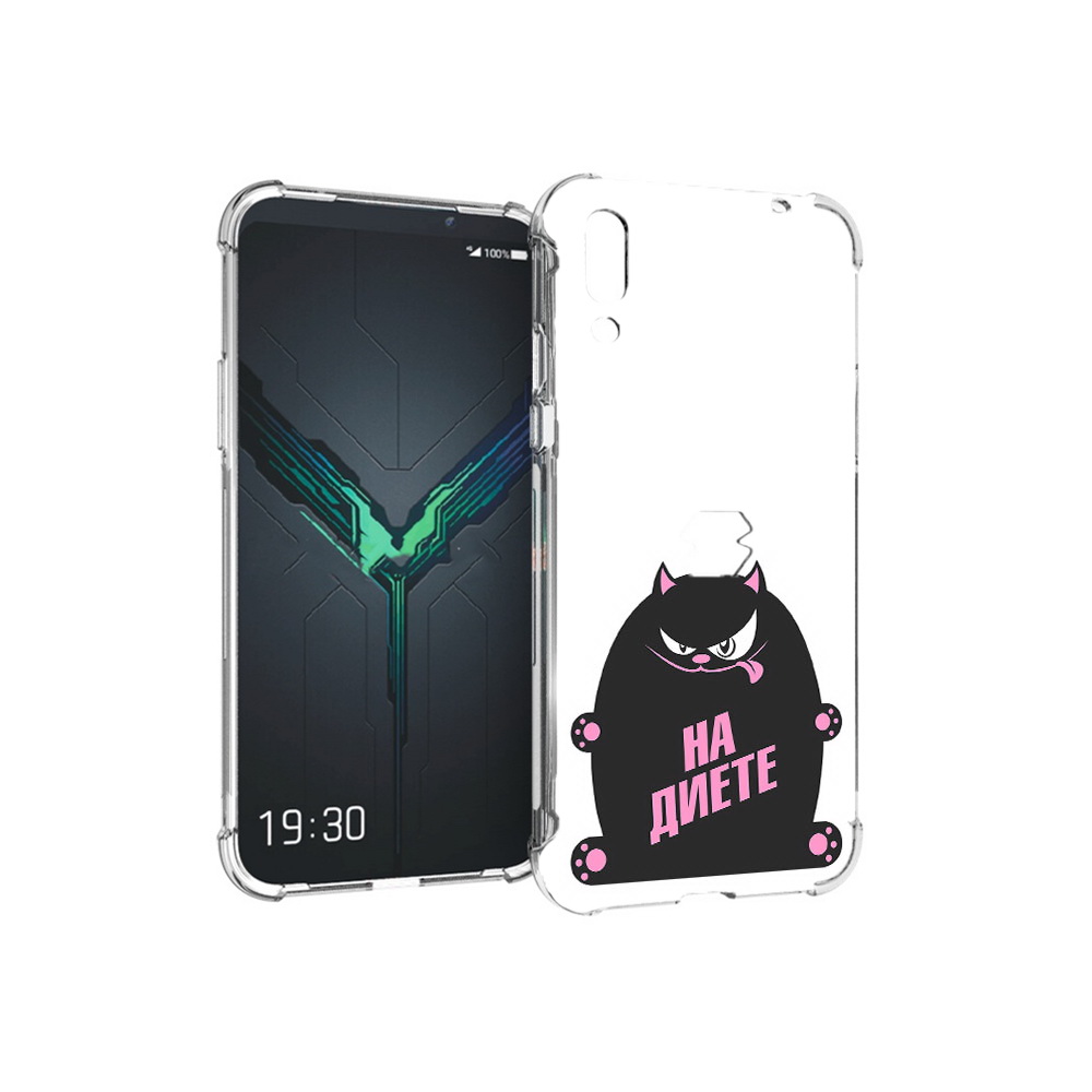 

Чехол MyPads Tocco для Xiaomi Black Shark 2 на диете (PT144492.263.492), Прозрачный, Tocco