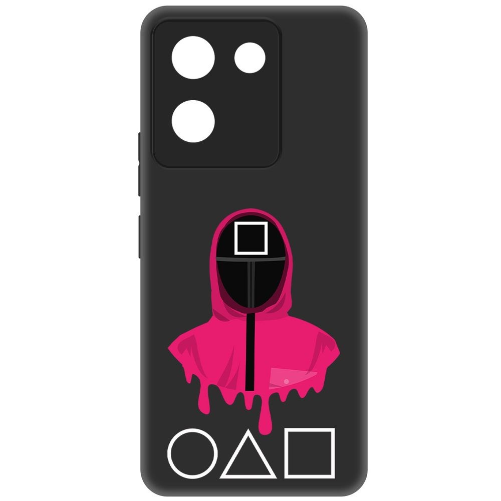 

Чехол-накладка Krutoff Soft Case Игра в кальмара-Начальник для Vivo Y27s черный