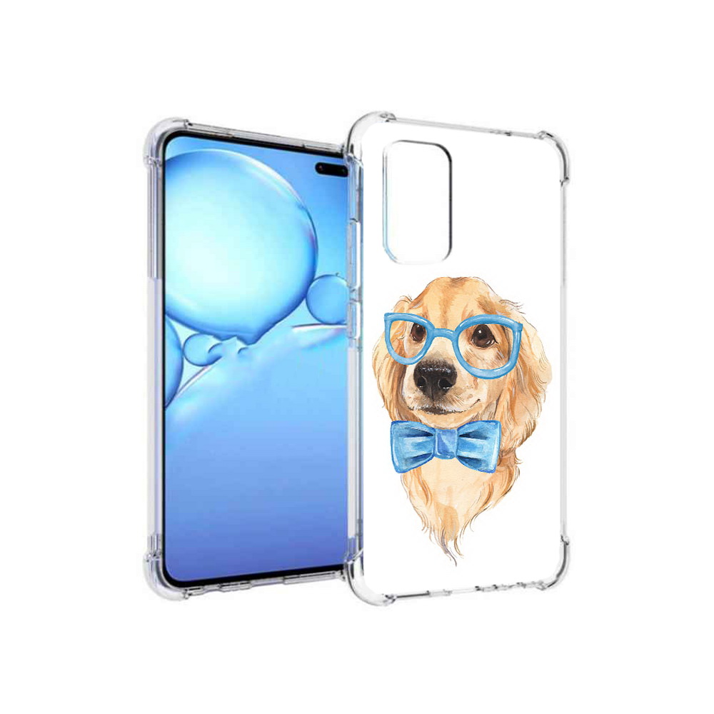 

Чехол MyPads Tocco для Vivo V19 Собака интеллигент (PT147328.392.159), Прозрачный, Tocco
