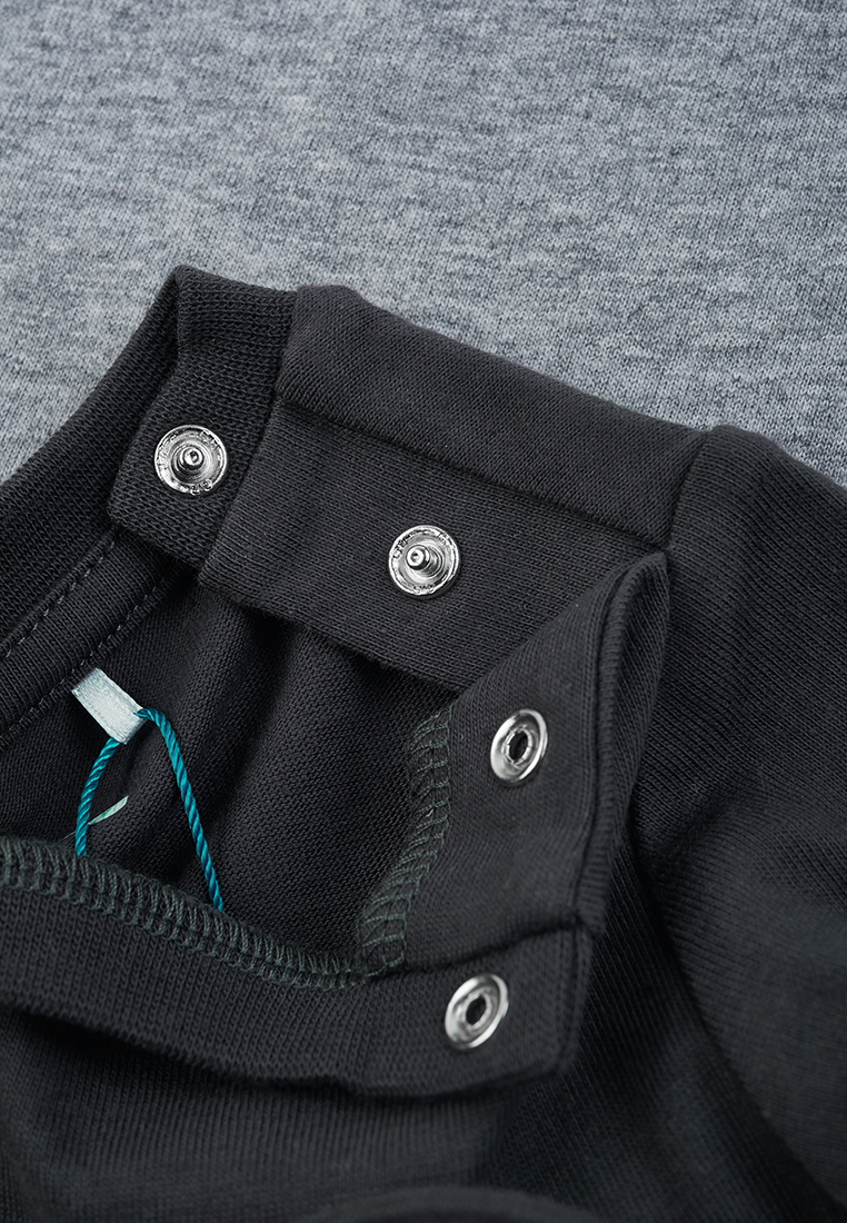 

Футболка детская Kari Baby SS23B07500507, серый, графитовый, 74, 206611