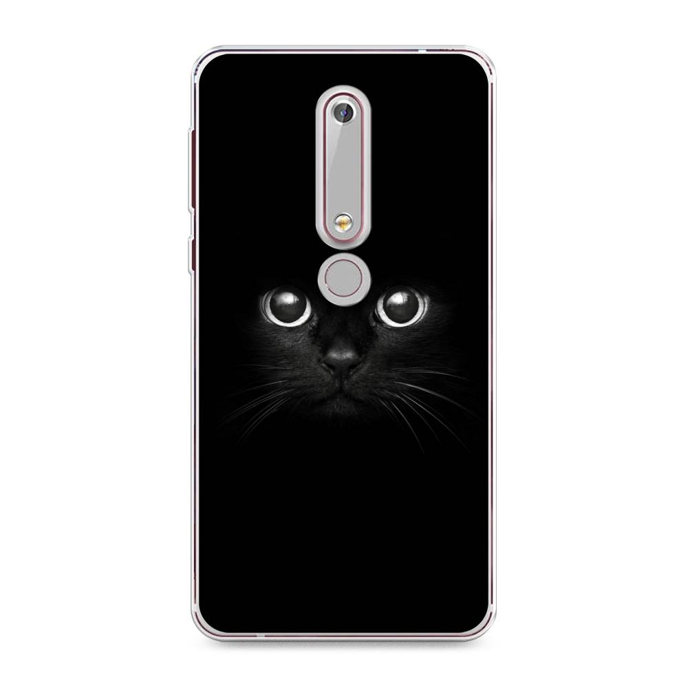 

Чехол Awog на Nokia 6 2018 / Нокиа 6 2018 "Взгляд черной кошки", Черный, 120950-1