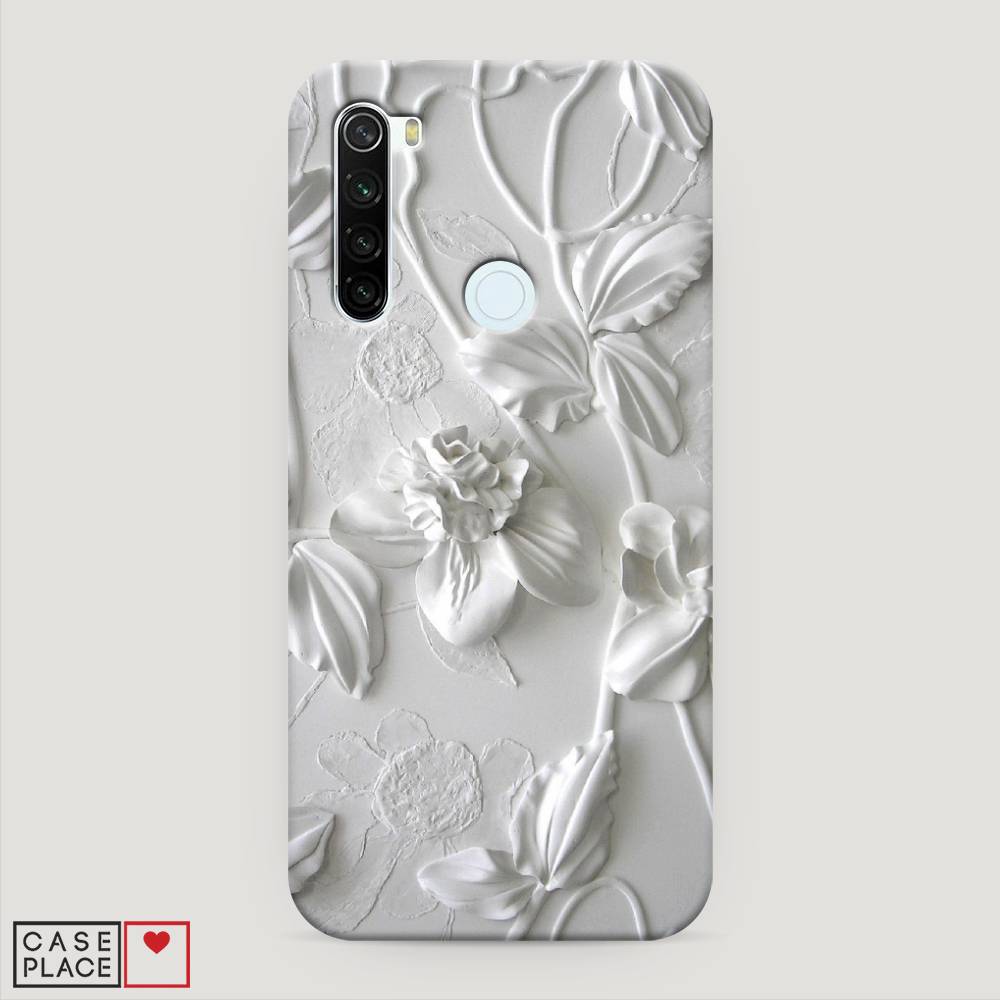 

Пластиковый чехол "Гипсовые цветы" на Xiaomi Redmi Note 8T, 37420-5