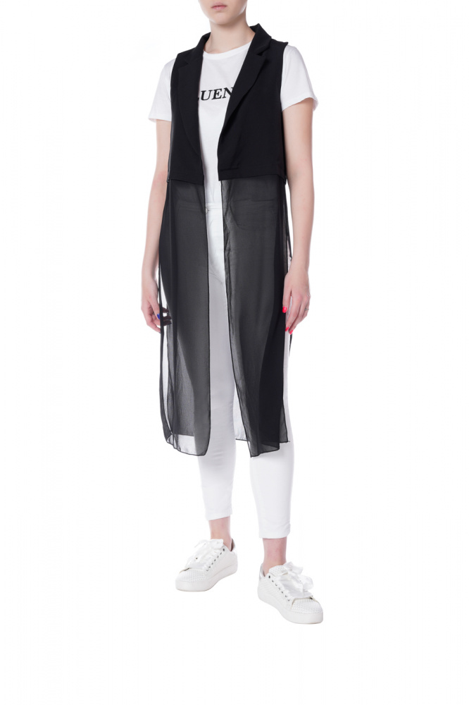 

Кардиган женский Norah&Olivia XT5779 черный one size, XT5779