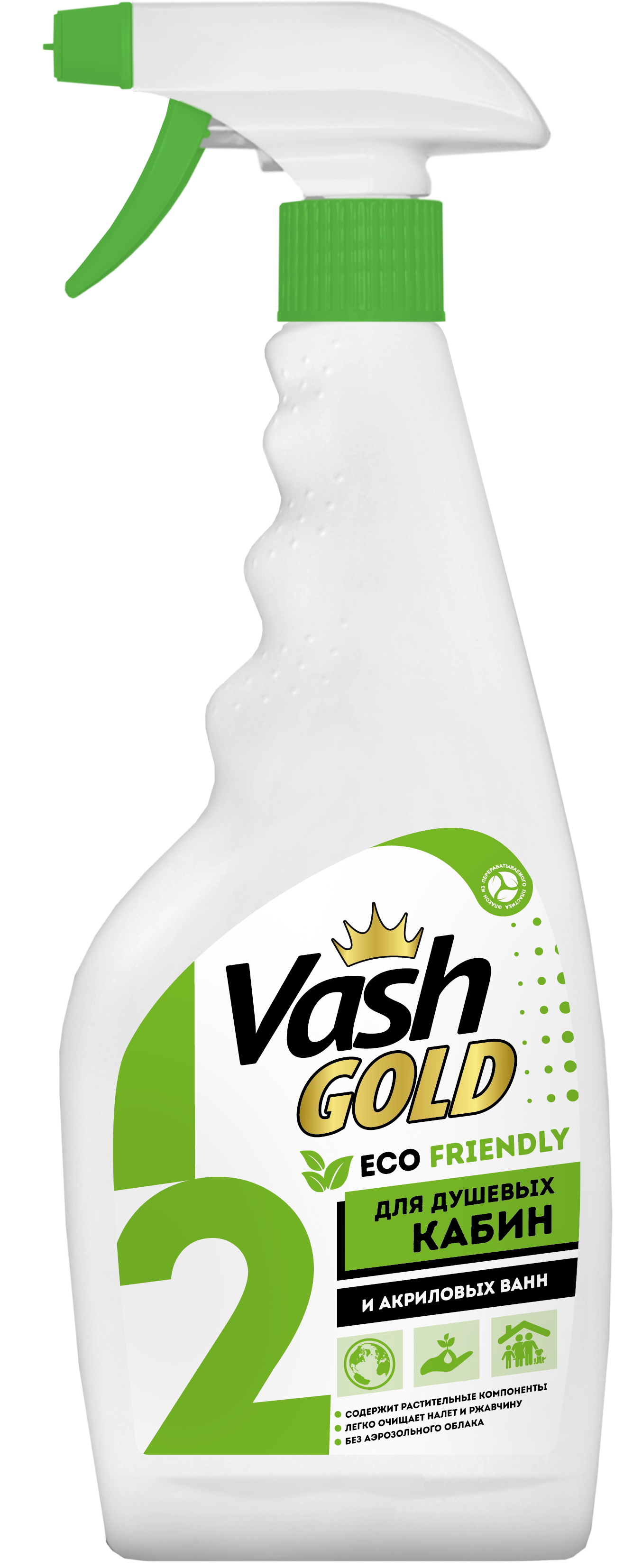 Средство для чистки акриловых ванн и душевых кабин Vash Gold 