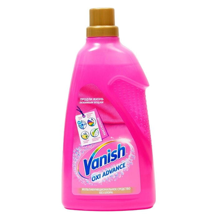 фото Пятновыводитель vanish oxi advance для тканей, гель, 1,5 л