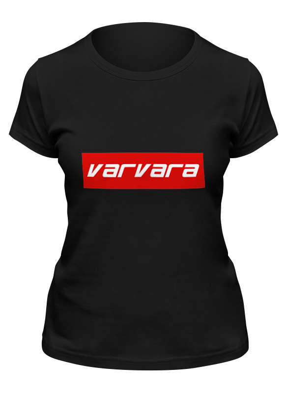 

Футболка женская Printio Varvara черная L, Черный, Varvara