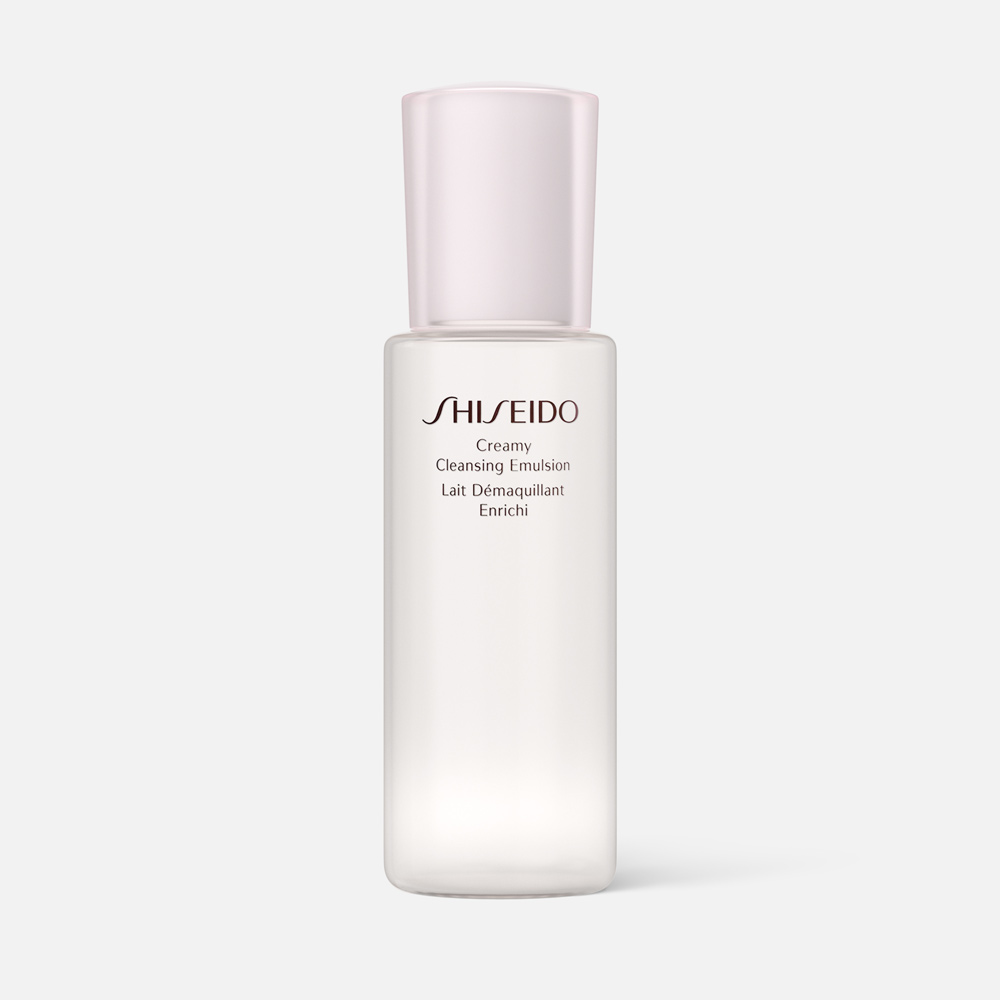 Эмульсия для лица Shiseido очищающая, с кремовой текстурой, 200 мл shiseido очищающая эмульсия с кремовой текстурой creamy cleansing emulsion