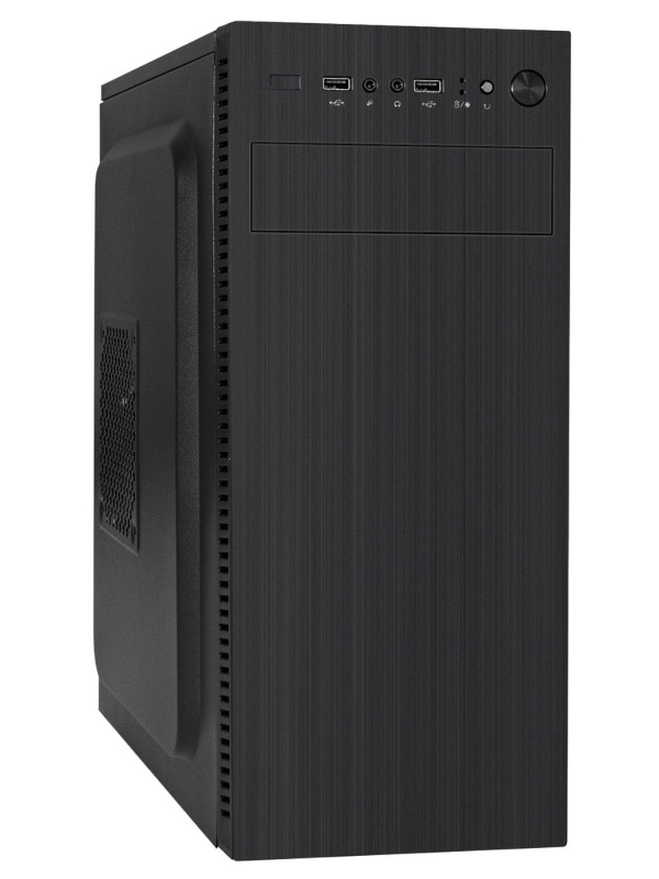 

Корпус ExeGate Miditower AA-338 Black без БП EX289292RUS, AA-338