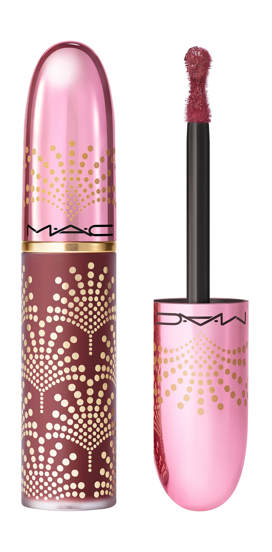

Жидкая помада для губ MAC Cosmetics BUBBLES & BOWS POWDER KISS, Cheers De, Красный