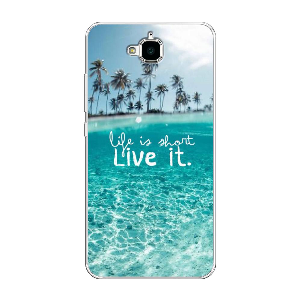

Чехол Awog на Honor 4C Pro "Live it", Разноцветный, 63250-7