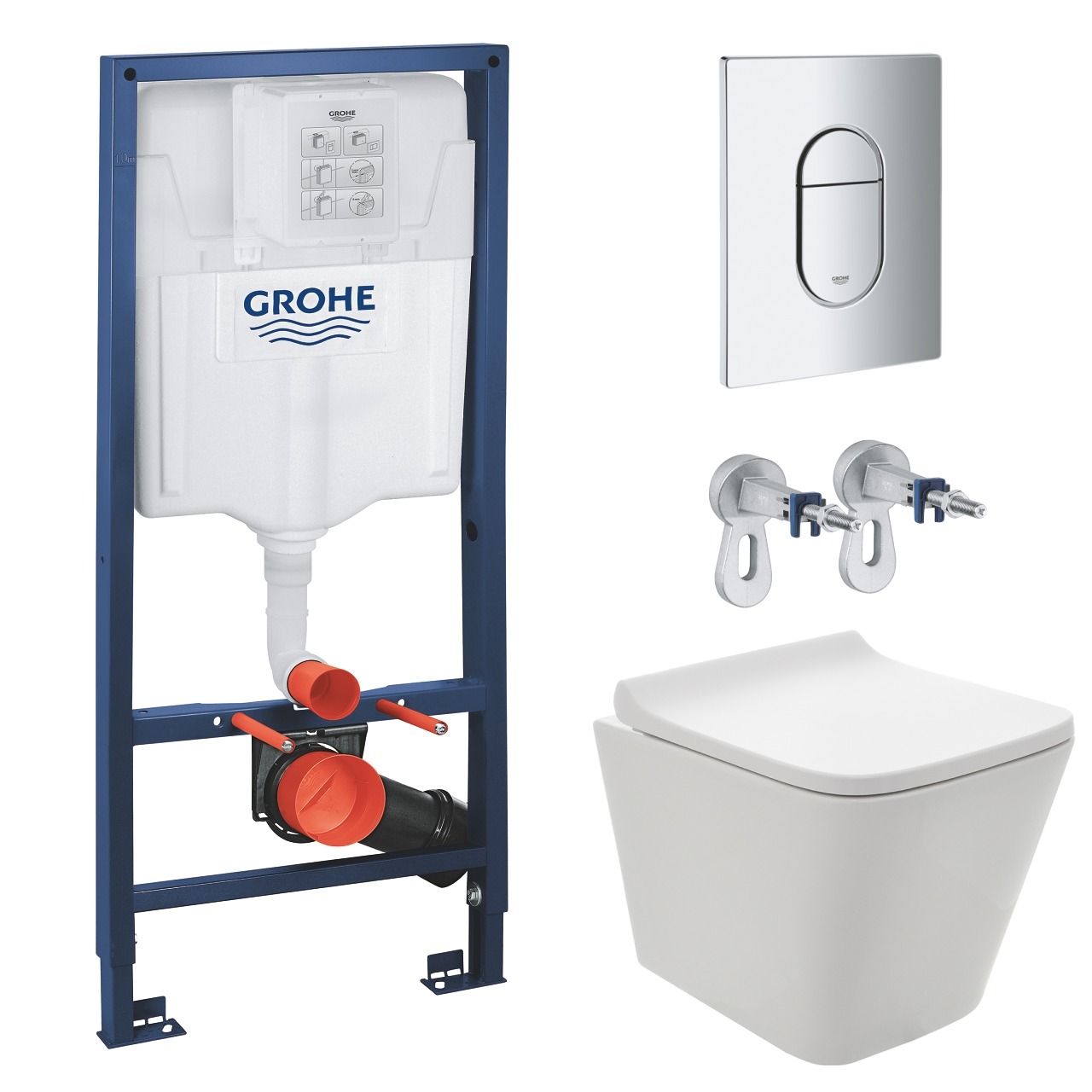 

Комплект инсталляции GROHE с унитазом Aquatek и сиденьем с микролифтом (NW0165/S)