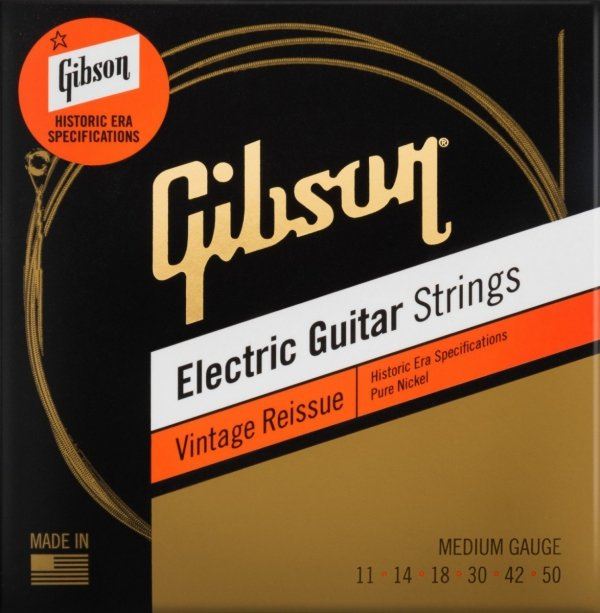 фото Струны gibson seg-hvr11 vintage reissue electic guitar strings, medium gauge