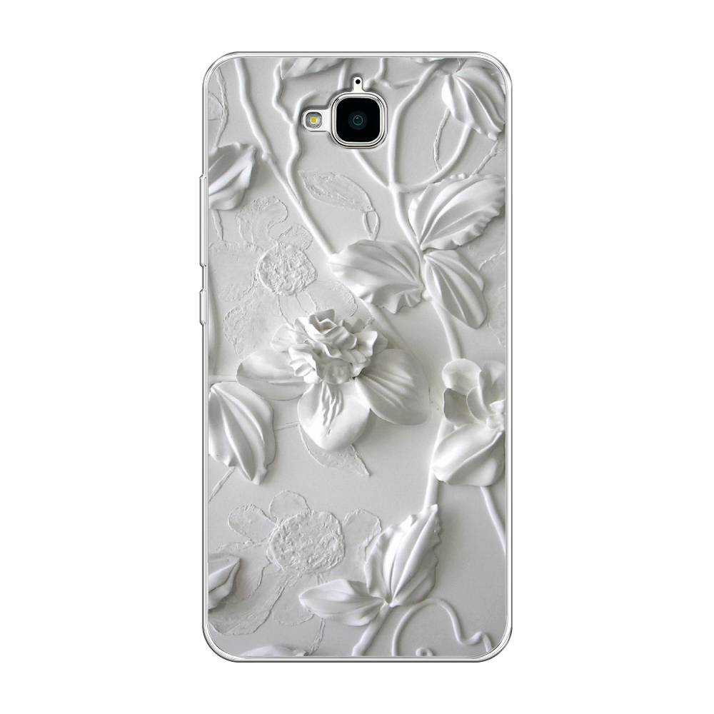 

Чехол Awog на Honor 4C Pro "Гипсовые цветы", 63250-7