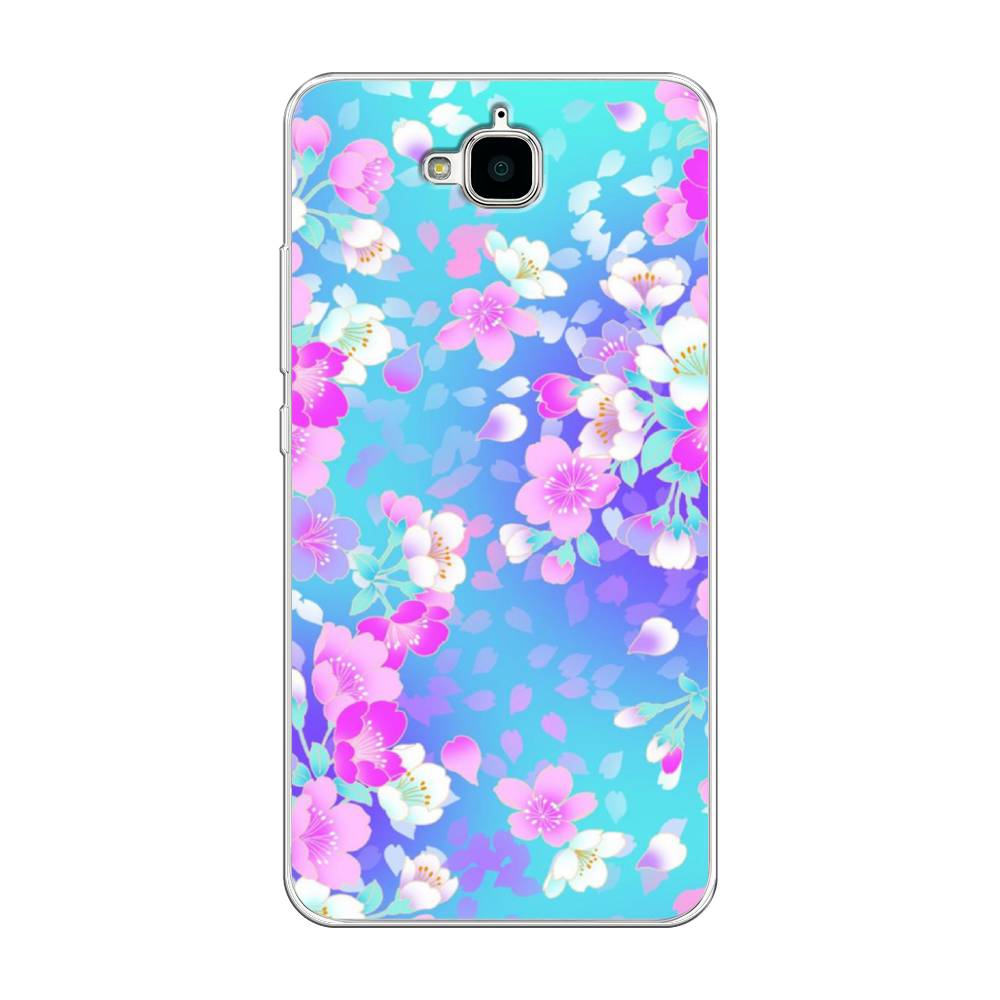 

Чехол Awog на Honor 4C Pro "Яблоневые цветы", Разноцветный, 63250-8
