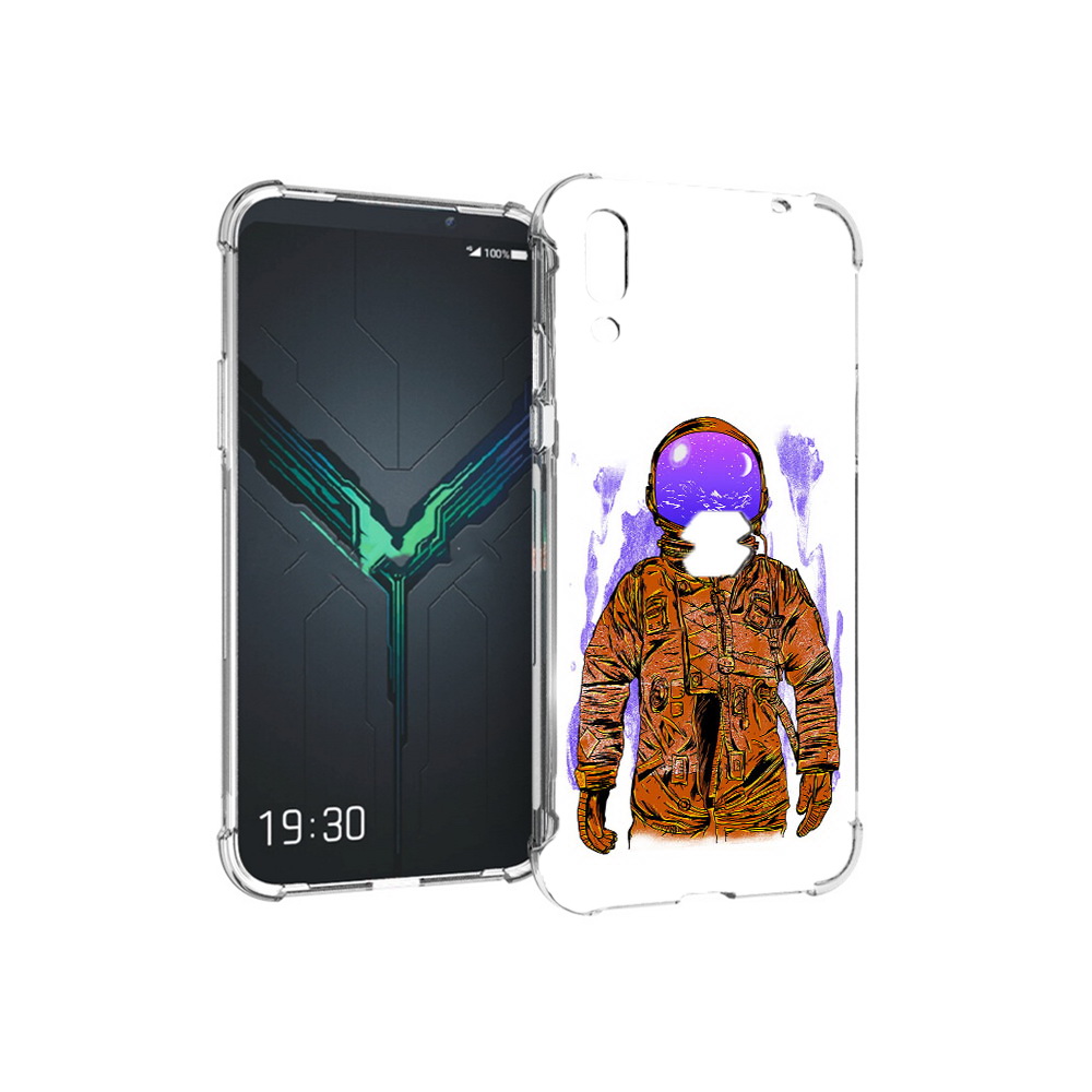 

Чехол MyPads Tocco для Xiaomi Black Shark 2 нарисованный мужчина в скафандре, Прозрачный, Tocco