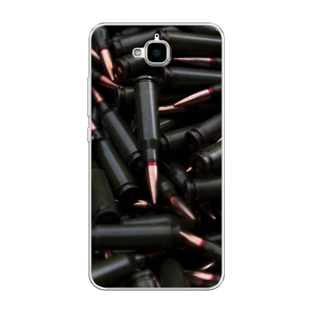 

Чехол Awog на Honor 4C Pro "Пули черные", Разноцветный, 63250-5