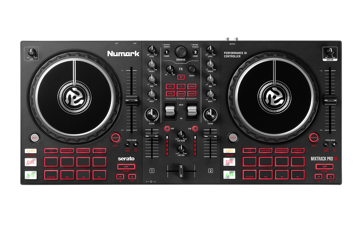DJ-контроллер Numark Mixtrack Pro FX для Serato, 2 деки, эффекты, фильтры