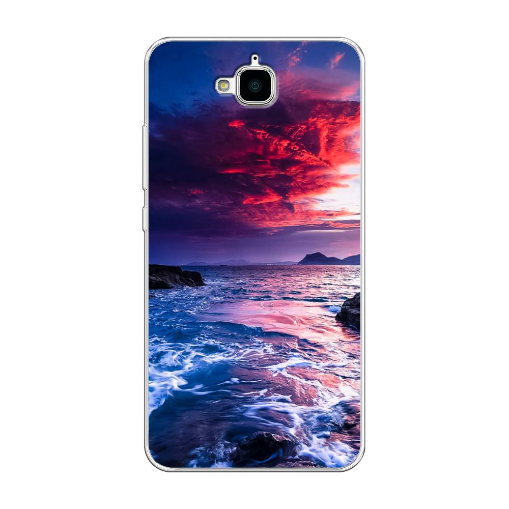 

Чехол Awog на Honor 4C Pro "Волны 1", Разноцветный, 63250-4