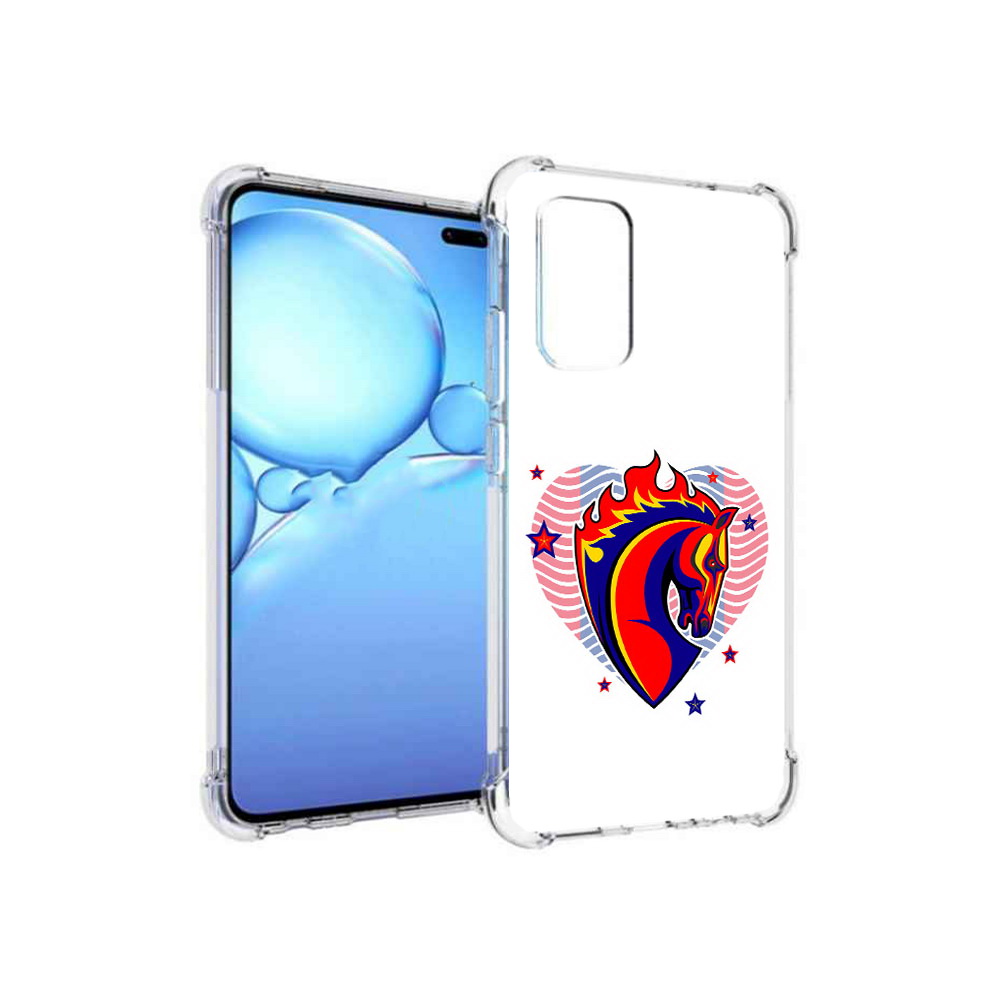 

Чехол MyPads Tocco для Vivo V19 ФК ЦСЛ Лошадь (PT147328.392.180), Прозрачный, Tocco