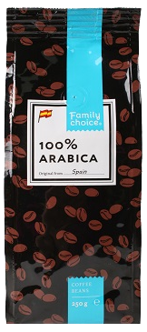 

Кофе Family Choice 100% Arabica в зернах 250 г