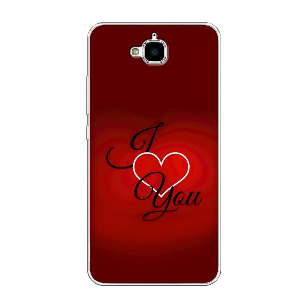 

Чехол Awog на Honor 4C Pro "I love you 3", Разноцветный, 63250-6