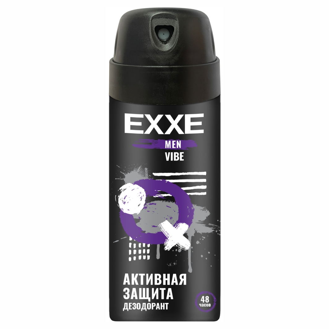 Дезодорант Exxe аэрозоль, мужской, vibe, 150 мл
