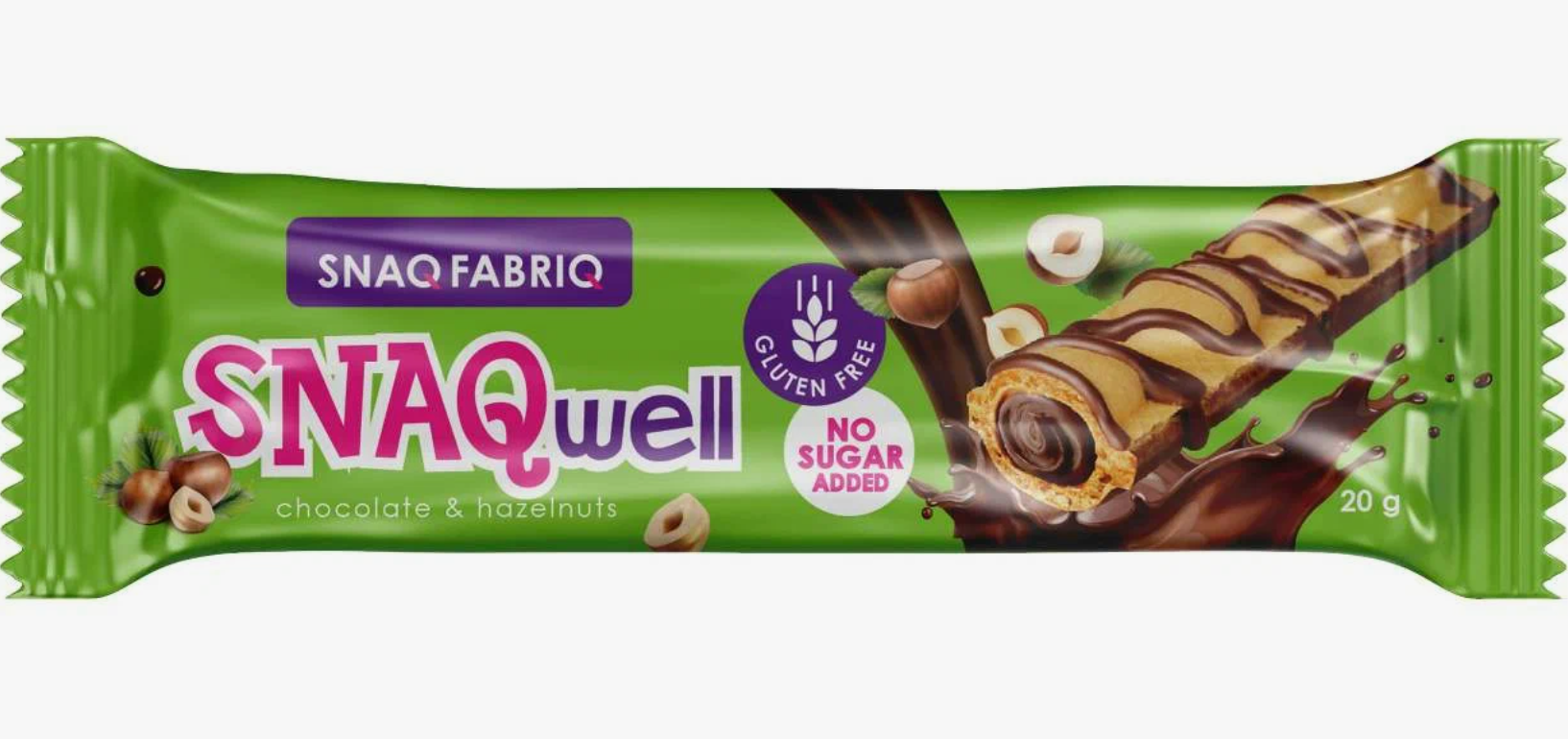

Батончик Snaq Fabriq SNAQwell, шоколад и фундук, 10 шт х 20 г