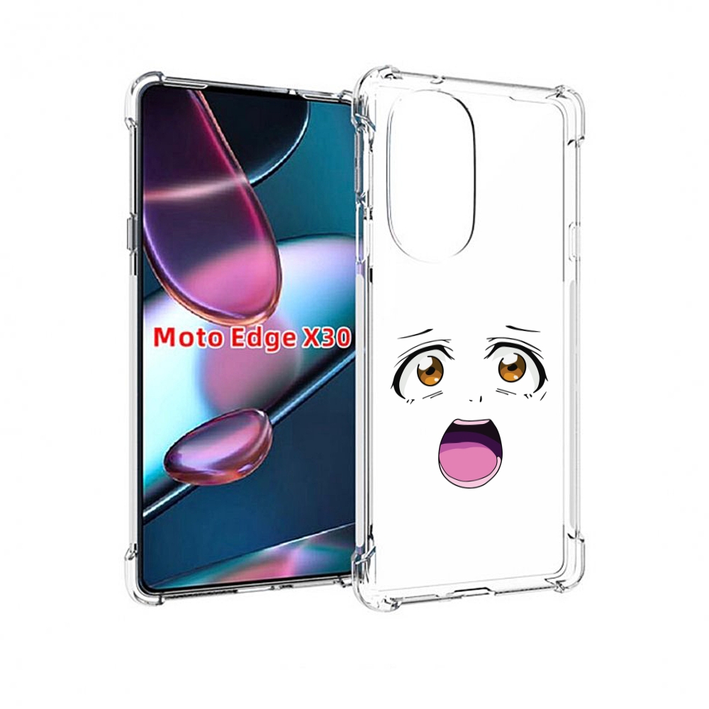 

Чехол MyPads аниме лицао для Motorola Moto Edge X30, Прозрачный, Tocco