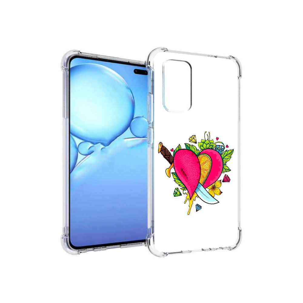 

Чехол MyPads Tocco для Vivo V19 Фруктовое сердце (PT147328.392.188), Прозрачный, Tocco