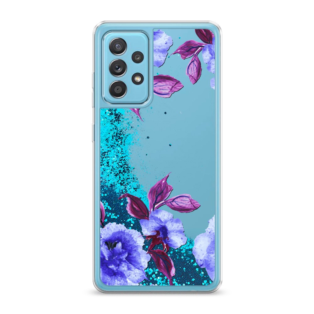 

Жидкий чехол с блестками "Цветочная фантазия 5" на Samsung Galaxy A52s, 2106593-1