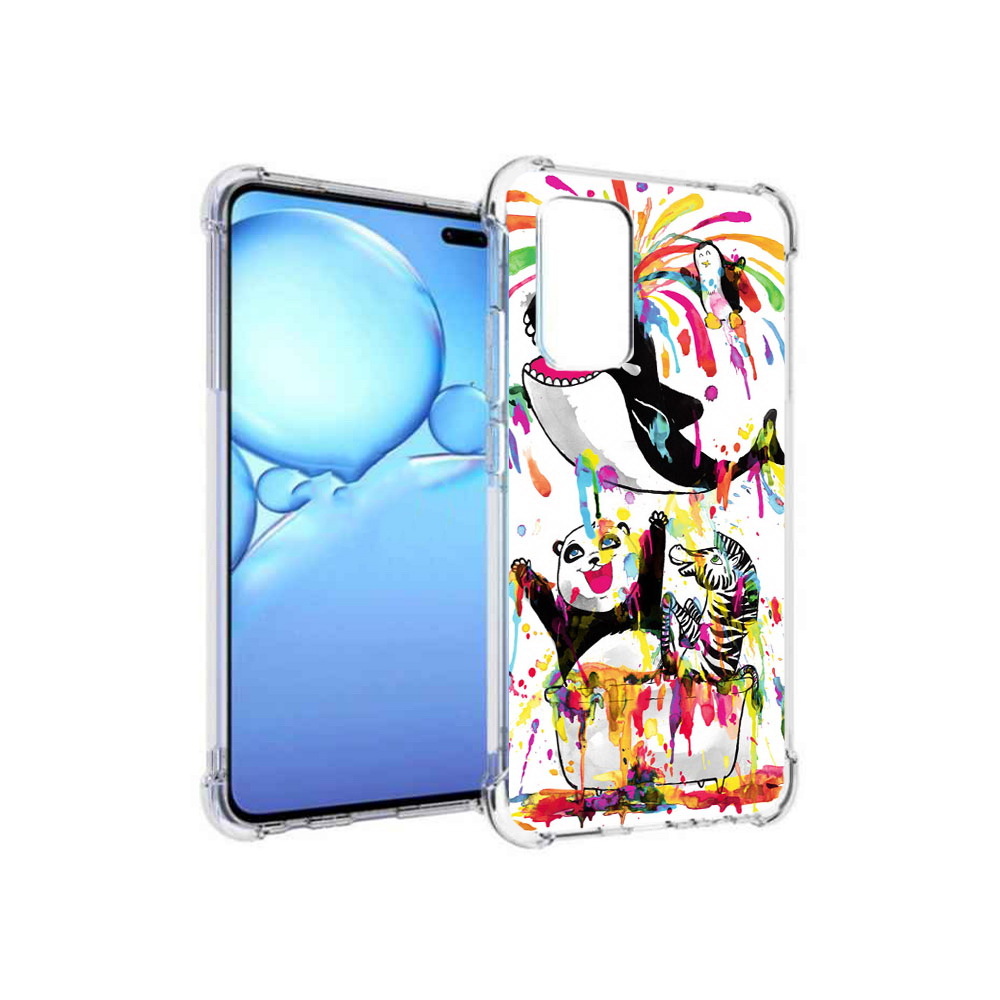 

Чехол MyPads Tocco для Vivo V19 Хиппи кит (PT147328.392.191), Прозрачный, Tocco