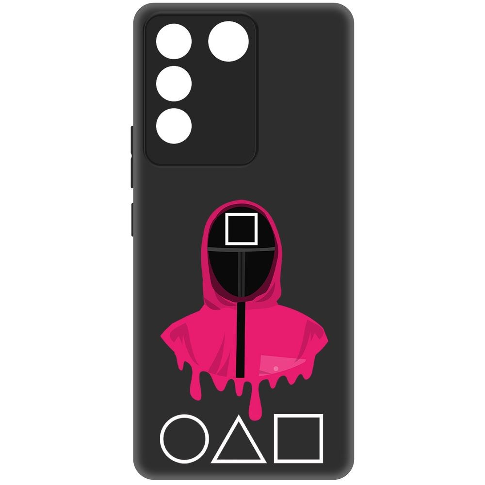 

Чехол-накладка Krutoff Soft Case Игра в кальмара-Начальник для Vivo V27e черный