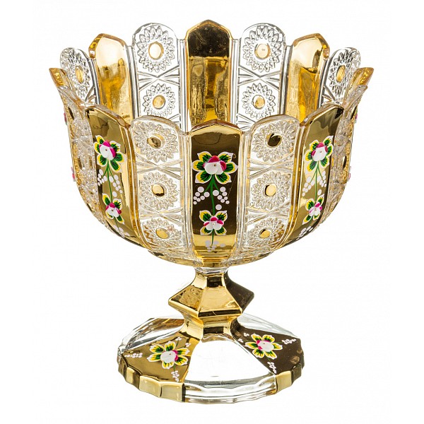 

Чаша декоративная (24х25 см) Gold Glass 195-105, (24х25 см) Gold Glass 195-105