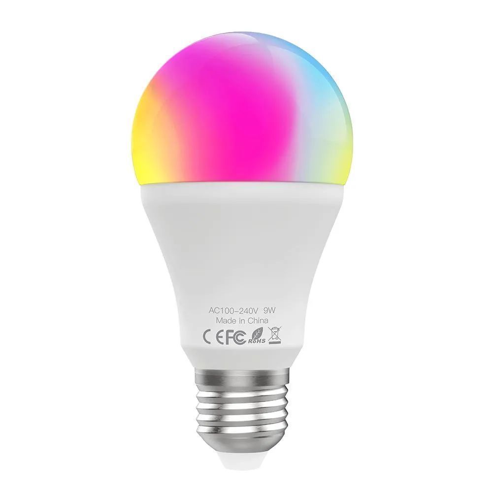 Умная светодиодная лампочка MOES WB-TDA9-RCW-E27 Smart LED Bulb Е27 A60 лампочка yeelight smart led bulb w3