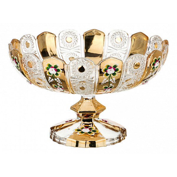 

Чаша декоративная (30х19 см) Gold Glass 195-108, (30х19 см) Gold Glass 195-108