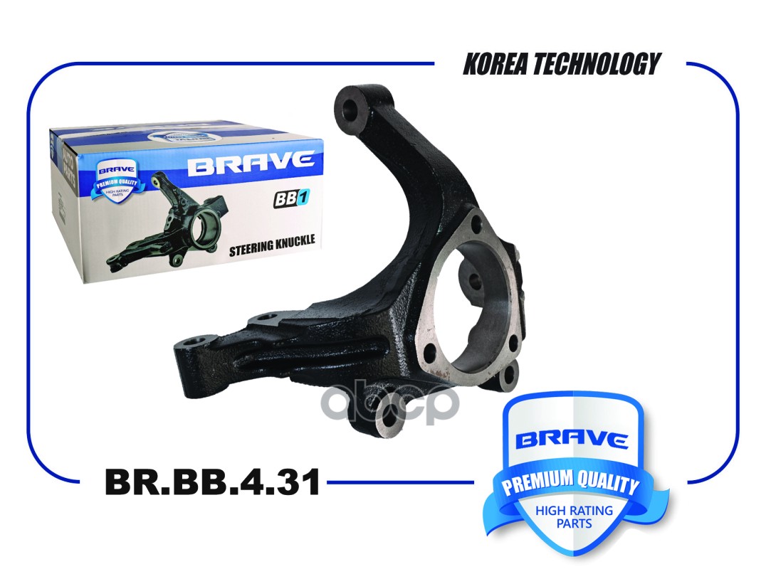 Кулак поворотный передний левый BR.BB.4.31 96626337 Chevrolet Captiva C100, C140