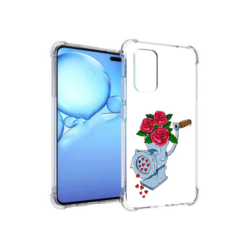 

Чехол MyPads Tocco для Vivo V19 Цветочные сердца (PT147328.392.199), Прозрачный, Tocco