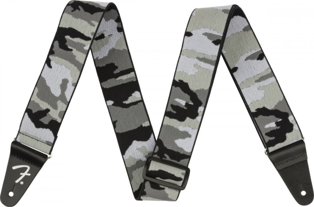 Гитарный ремень Fender WeighLess 2` Gray Camo Strap