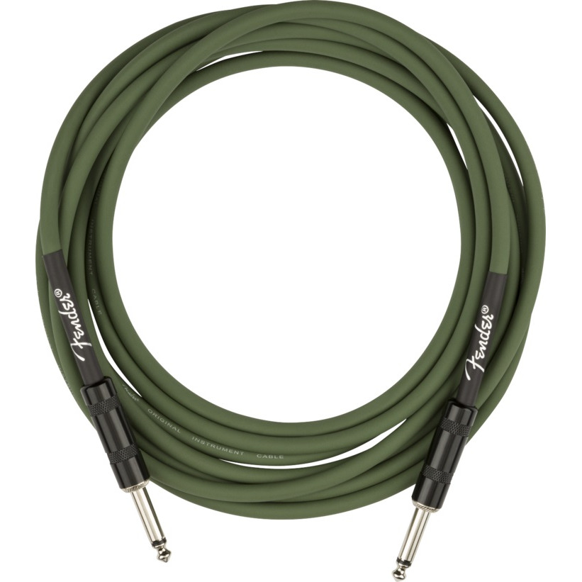 фото Гитарный кабель fender strummer pro 13` inst cable drab green