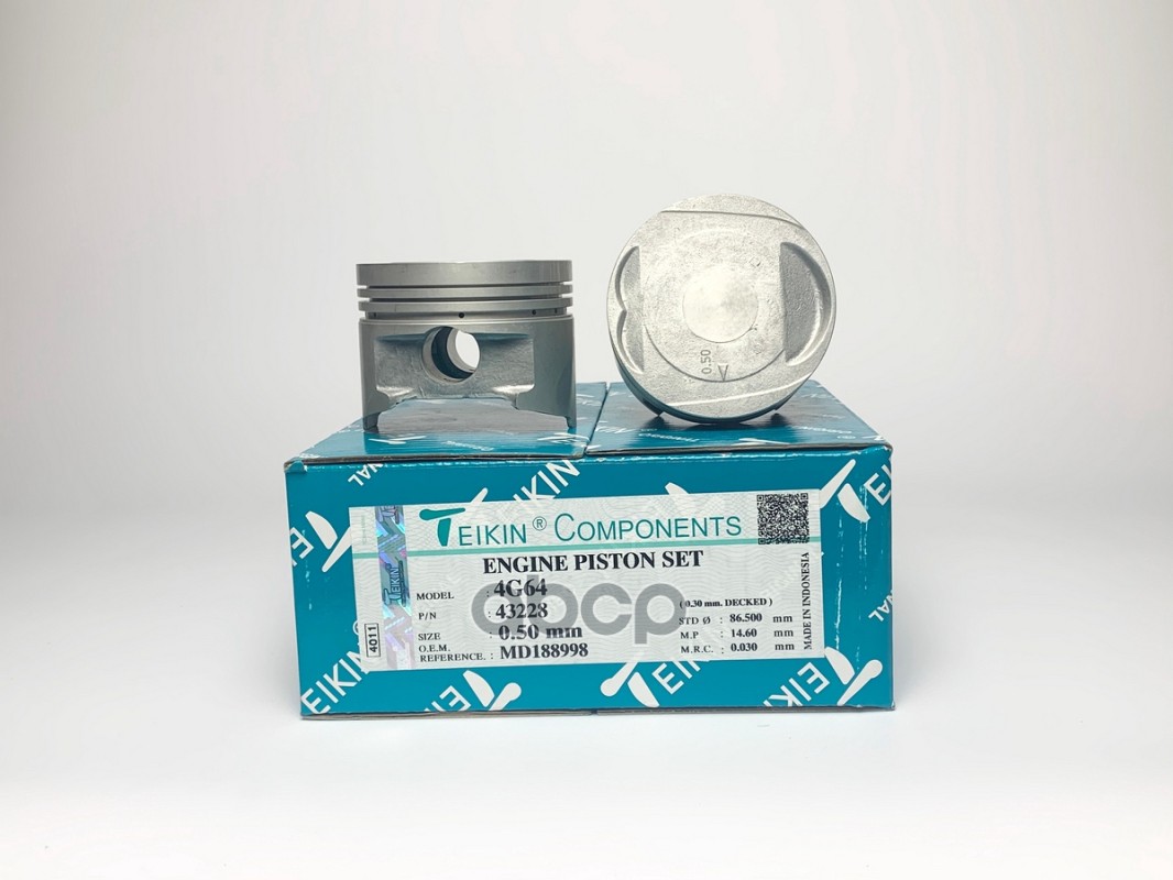 

Поршень без колец TEIKIN 0.50 Mitsubishi 4G64 d86.5+0.50