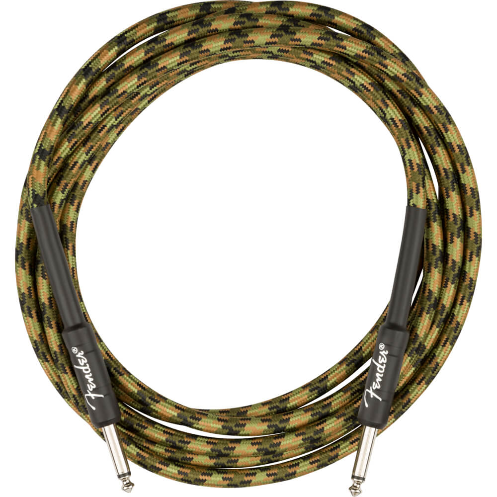 фото Гитарный кабель fender pro series inst cable 18.6` woodland camo