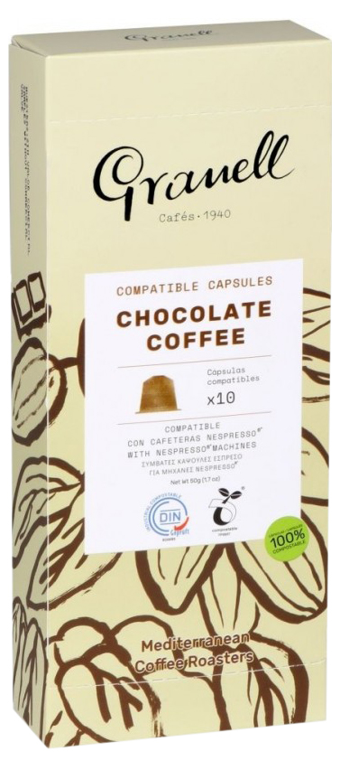 

Кофе Granell Espresso шоколад молотый в капсулах 5 г х 10 шт