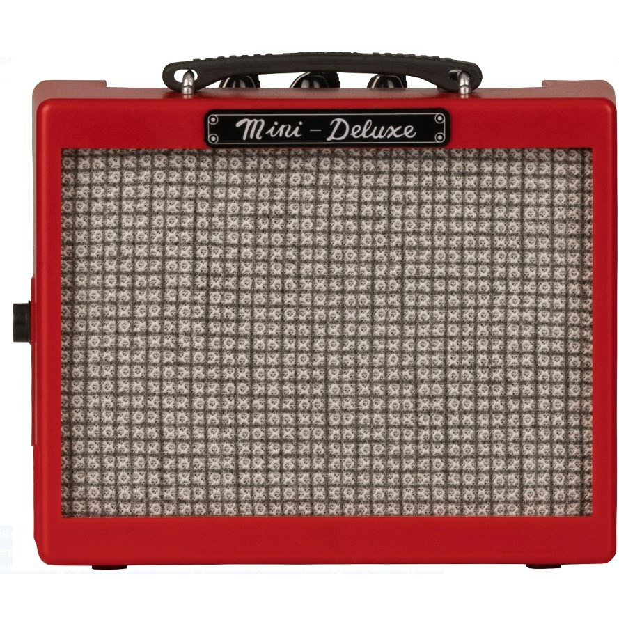 Портативный усилитель для гитары Fender Mini Deluxe amp red